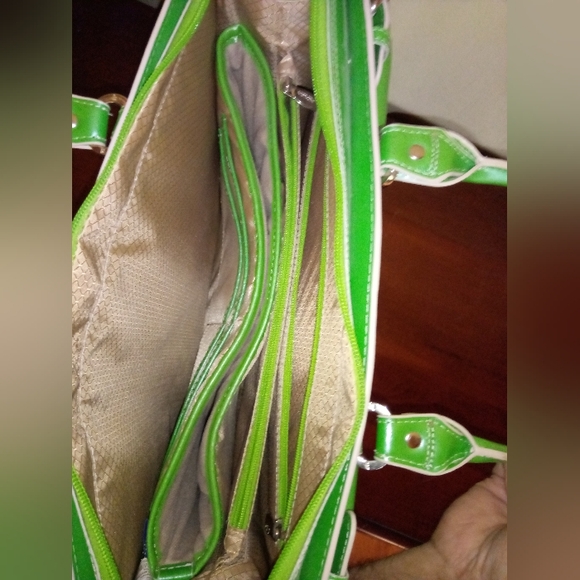 McKlein USA Winnetka Tote Briefcase Computer Bag Green - Picture 7 of 13